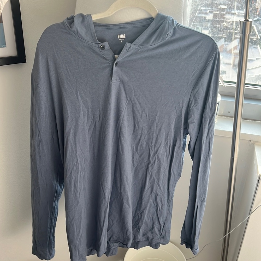 Paige Stockton Hoodie, Light Blue
